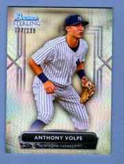Anthony Volpe [Refractor] #BSP-61 Baseball Cards 2022 Bowman Sterling Prices