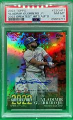Vladimir Guerrero Jr. Baseball Cards 2023 Topps 2022 Greatest Hits Autographs Prices