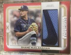 Shane McClanahan #DJR-SHA Baseball Cards 2023 Topps Definitive Jumbo Relic Collection Prices