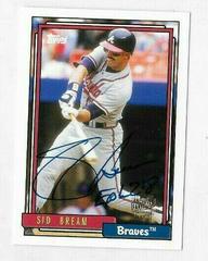 Sid Bream #FFASBR Baseball Cards 2012 Topps Archives Fan Favorite Autographs Prices