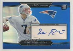 Zac Robinson [Blue Refractor Autograph] #35 Football Cards 2010 Topps Platinum Prices