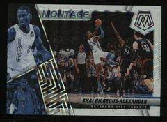 Shai Gilgeous Alexander [White] Basketball Cards 2021 Panini Mosaic Montage Prices
