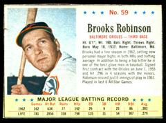 Brooks Robinson [Hand Cut] #59 Baseball Cards 1963 Post Cereal Prices