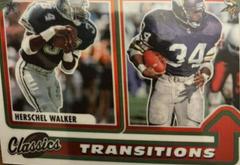 Herschel Walker [Red] #T-12 Football Cards 2022 Panini Classics Transitions Prices