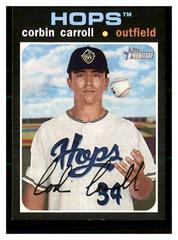 Corbin Carroll Baseball Cards 2020 Topps Heritage Minor League Prices