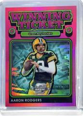 Aaron Rodgers [Pink] #WT4 Football Cards 2021 Panini Contenders Optic Winning Ticket Prices