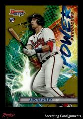 Austin Riley [Gold Refractor] Baseball Cards 2019 Bowman's Best Power Producers Prices