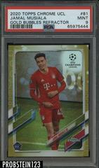 Jamal Musiala [Gold Bubbles] #81 Soccer Cards 2020 Topps Chrome UEFA Champions League Prices