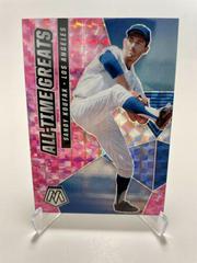 Sandy Koufax [Pink Camo] #ATG1 Baseball Cards 2021 Panini Mosaic All Time Greats Prices