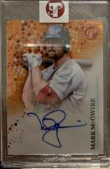 Mark McGwire [Orange Refractor] #PA-MM Baseball Cards 2022 Topps Pristine Autographs Prices