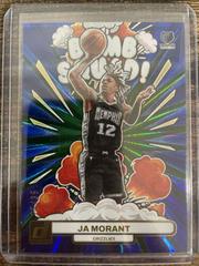 Ja Morant [Blue Green] #2 Basketball Cards 2023 Panini Donruss Bomb Squad Prices