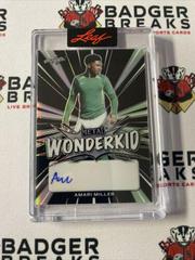 Amari Miller [Prismatic Black] #WK-AM1 Soccer Cards 2022 Leaf Metal Wonderkid Autographs Prices