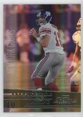 Eli Manning [Xtra Points Green] #101 Football Cards 2006 Playoff Prestige Prices