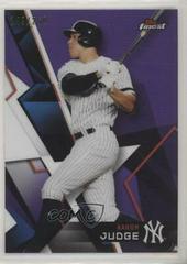 Aaron Judge [Purple Refractor] Baseball Cards 2018 Topps Finest Prices