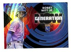 Bobby Witt Jr. [Red] Baseball Cards 2022 Topps Update Generation Now Prices