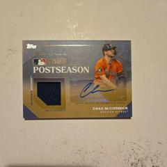 Chas McCormick [Gold] Baseball Cards 2024 Topps Postseason Performance Autograph Relic Prices