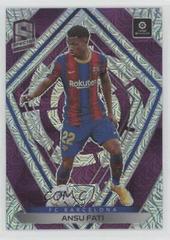 Ansu Fati [Purple Mojo] Soccer Cards 2020 Panini Chronicles Spectra La Liga Prices