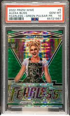 Alexa Bliss [Green Pulsar Prizm] Wrestling Cards 2022 Panini Prizm WWE Fearless Prices