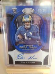 Puka Nacua [Blue Etch] #RRCS-16 Football Cards 2023 Panini Certified Rookie Roll Call Signatures Prices