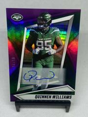 Quinnen Williams [Signature Purple] #100 Football Cards 2021 Panini Rookies and Stars Prices
