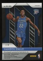 Hamidou Diallo [Choice Prizm Green] Basketball Cards 2018 Panini Prizm Rookie Signatures Prices