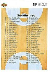 NBA Top Prospects Checklist #300 Basketball Cards 1991 Upper Deck Prices