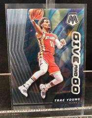 Trae Young #4 Basketball Cards 2022 Panini Mosaic Give and Go Prices