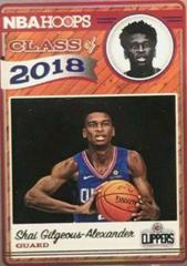 Shai Gilgeous Alexander [Holo] Basketball Cards 2018 Panini Hoops Class of 2018 Prices