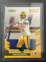 Aaron Rodgers [Gold Zone] #61 Football Cards 2007 Panini Score Prices
