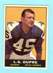 L.G. Dupre #22 Football Cards 1961 Topps Prices