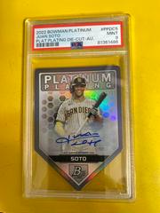 Juan Soto [Autograph] #PPDC-5 Baseball Cards 2022 Bowman Platinum Plating Die Cuts Prices