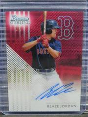 Blaze Jordan [Red] Baseball Cards 2022 Bowman Sterling Tek Autographs Prices