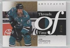 Joe Thornton [Premium] #TT-JT Hockey Cards 2021 Upper Deck Artifacts Threads of Time Prices