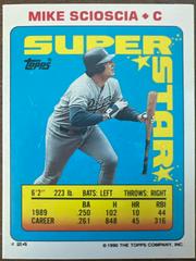 Mike Scioscia #24 Baseball Cards 1990 Topps Stickercard Prices