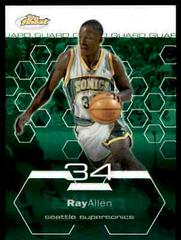 Ray Allen [Refractor] Basketball Cards 2002 Finest Prices