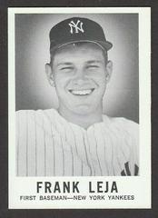 Frank Leja Baseball Cards 1960 Leaf Prices