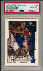 Dirk Nowitzki [Silver Script] #34 Basketball Cards 2000 Upper Deck MVP Prices