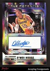 D'Moi Hodge [Effect] #5 Basketball Cards 2023 Panini Recon True Potential Signature Prices
