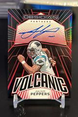 Julius Peppers [Electric Etch Red] #17 Football Cards 2023 Panini Obsidian Volcanic Signature Prices