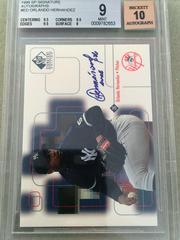 Orlando Hernandez #ED Baseball Cards 1999 SP Signature Autographs Prices