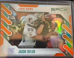 Jason Taylor [First Down] Football Cards 2022 Panini Score Sack Attack Prices