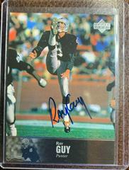 Ray Guy [Autograph] #AL-111 Football Cards 1997 Upper Deck Legends Prices