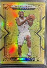 Kawhi Leonard [Yellow] #2 Basketball Cards 2021 Panini Obsidian Prices