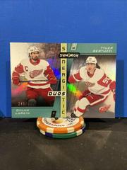 Dylan Larkin, Tyler Bertuzzi #SD-6 Hockey Cards 2021 Upper Deck Synergy Synergistic Duos Stars Prices