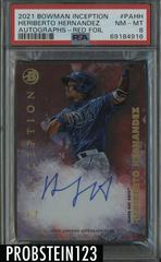 Heriberto Hernandez [Red] #PA-HH Baseball Cards 2021 Bowman Inception Autographs Prices