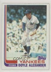 Doyle Alexander #1T Baseball Cards 1982 Topps Traded Prices
