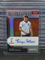 Bryan Robson [Silver Prizm] Soccer Cards 2022 Panini Prizm World Cup International Ink Autograph Prices