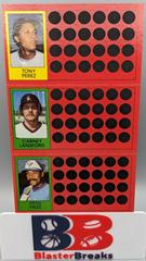 Carney Lansford, Otto Velez, Tony Perez Baseball Cards 1981 Topps Scratch Offs Prices