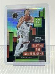 Nikola Jokic #25 Basketball Cards 2022 Panini Contenders Optic Playing the Numbers Game Prices