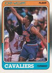 John Williams #26 Basketball Cards 1988 Fleer Prices